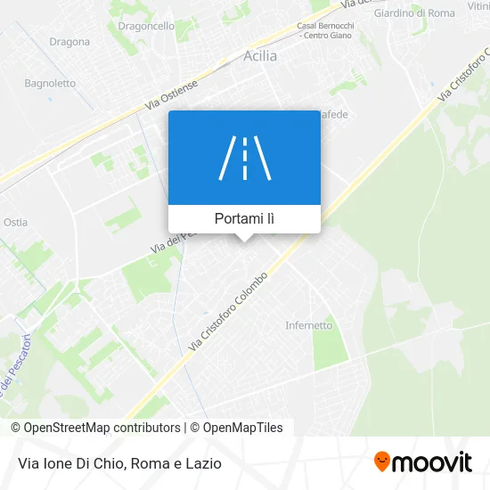 Mappa Via Ione Di Chio