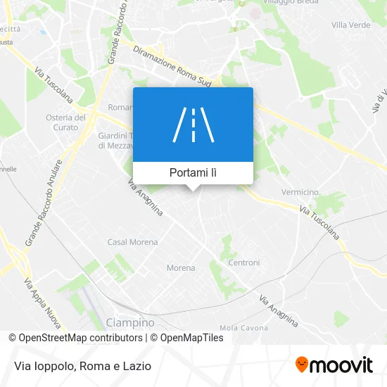 Mappa Via Ioppolo