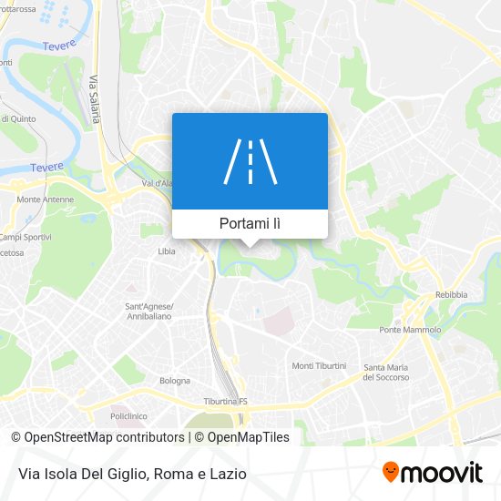 Mappa Via Isola Del Giglio