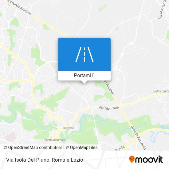Mappa Via Isola Del Piano