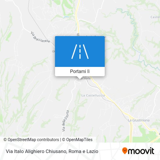 Mappa Via Italo Alighiero Chiusano