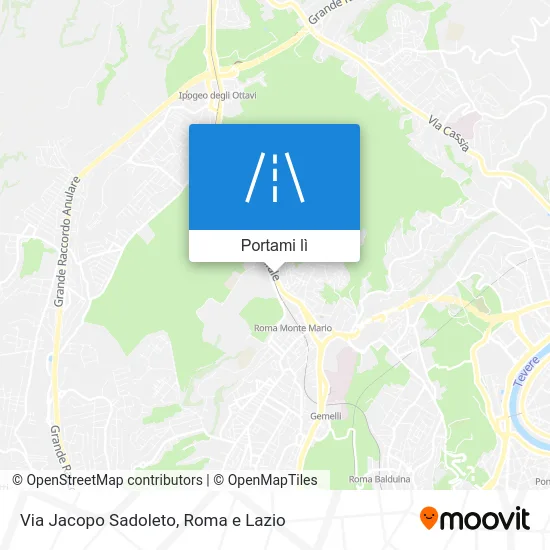 Mappa Via Jacopo Sadoleto