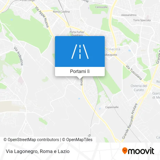 Mappa Via Lagonegro