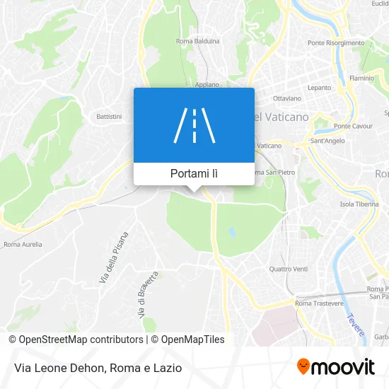 Mappa Via Leone Dehon