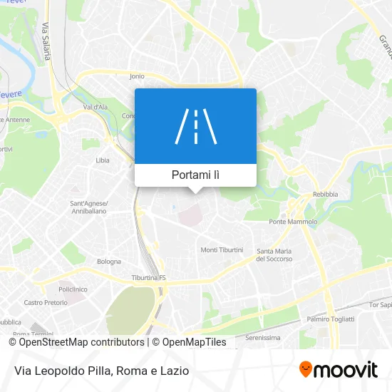 Mappa Via Leopoldo Pilla