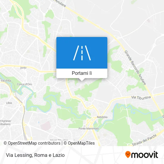 Mappa Via Lessing