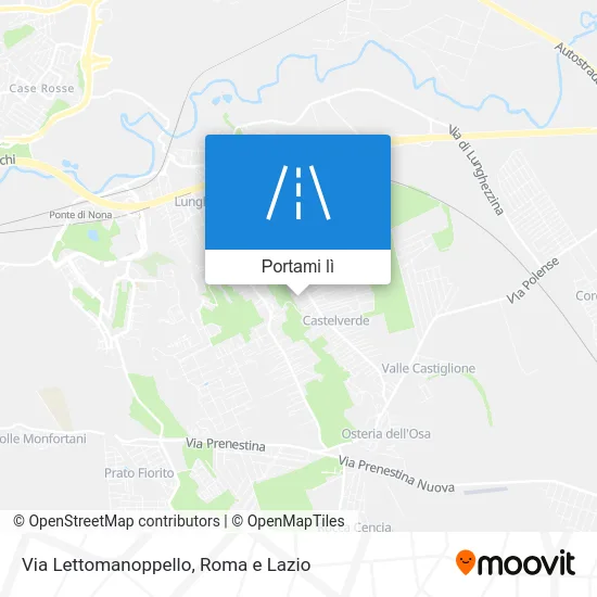 Mappa Via Lettomanoppello