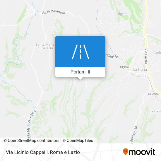 Mappa Via Licinio Cappelli