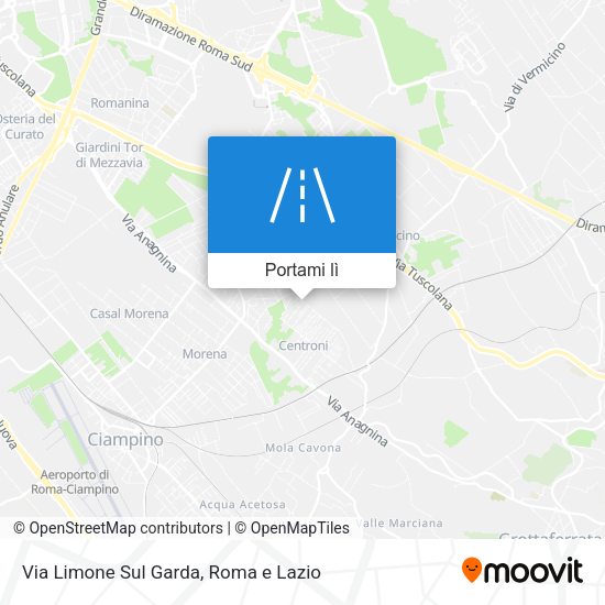 Mappa Via Limone Sul Garda