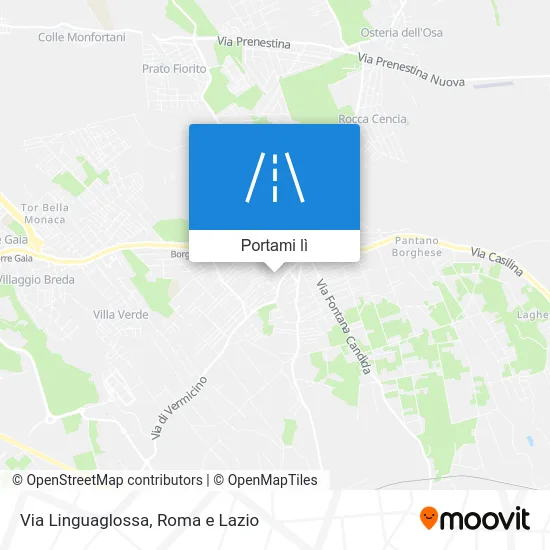 Mappa Via Linguaglossa