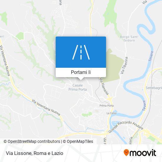 Mappa Via Lissone