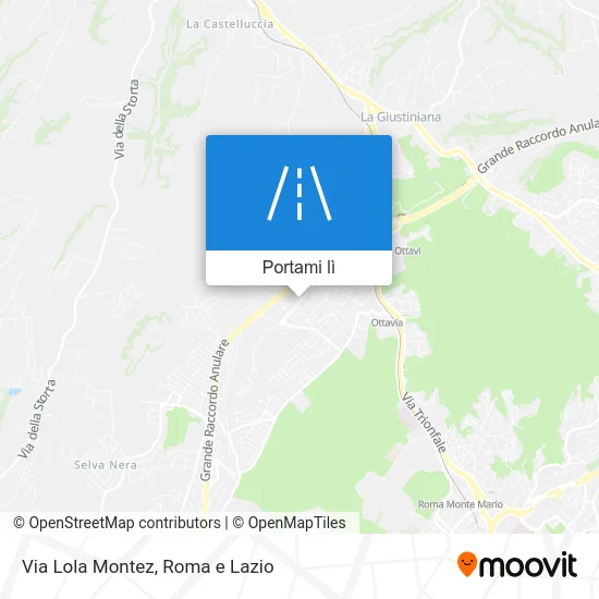 Mappa Via Lola Montez