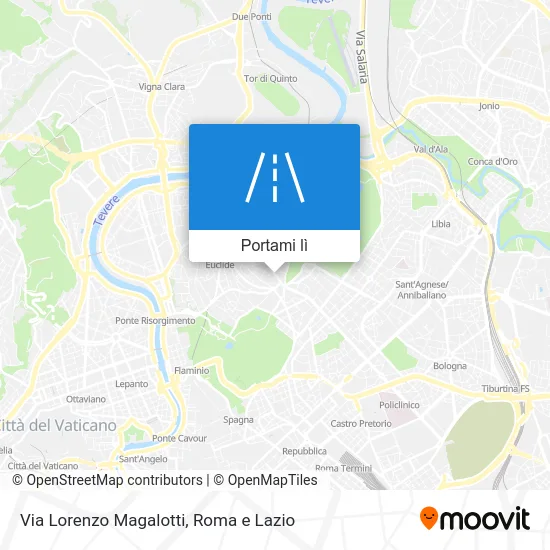 Mappa Via Lorenzo Magalotti