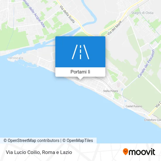 Mappa Via Lucio Coilio