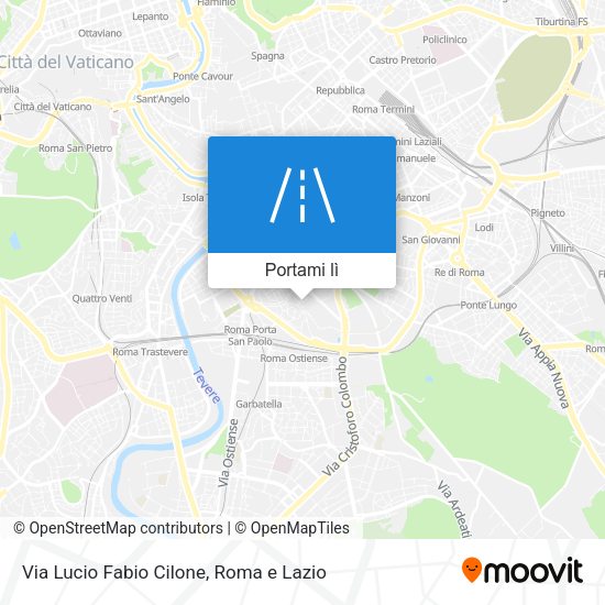 Mappa Via Lucio Fabio Cilone