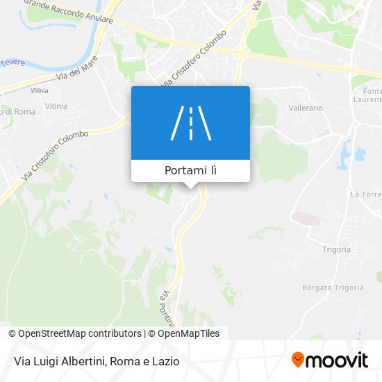 Mappa Via Luigi Albertini
