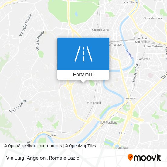 Mappa Via Luigi Angeloni