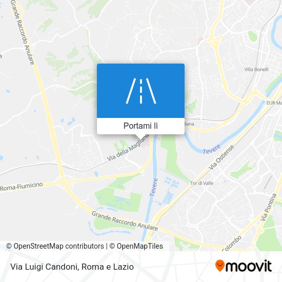 Mappa Via Luigi Candoni