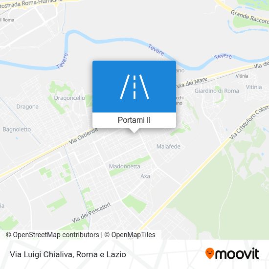 Mappa Via Luigi Chialiva