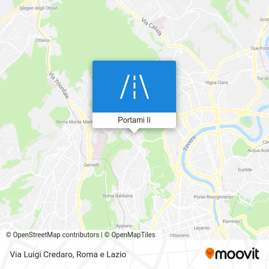 Mappa Via Luigi Credaro
