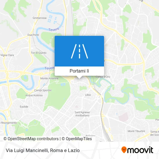 Mappa Via Luigi Mancinelli