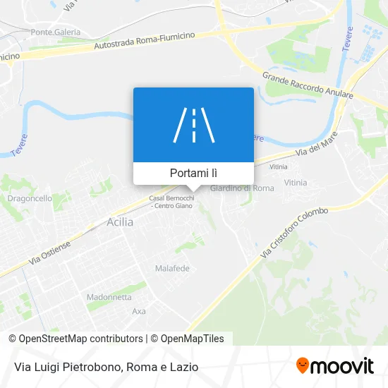 Mappa Via Luigi Pietrobono