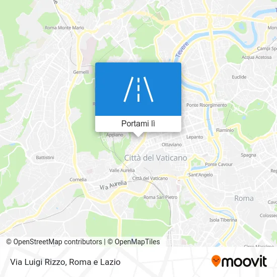 Mappa Via Luigi Rizzo