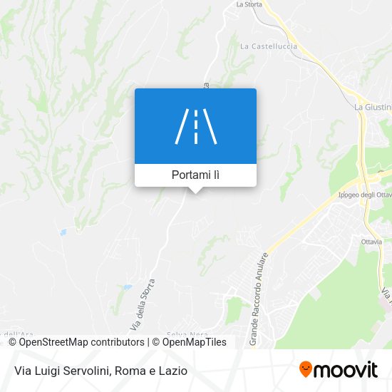 Mappa Via Luigi Servolini
