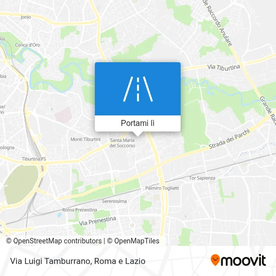 Mappa Via Luigi Tamburrano