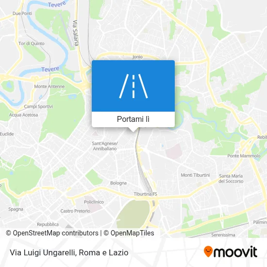 Mappa Via Luigi Ungarelli