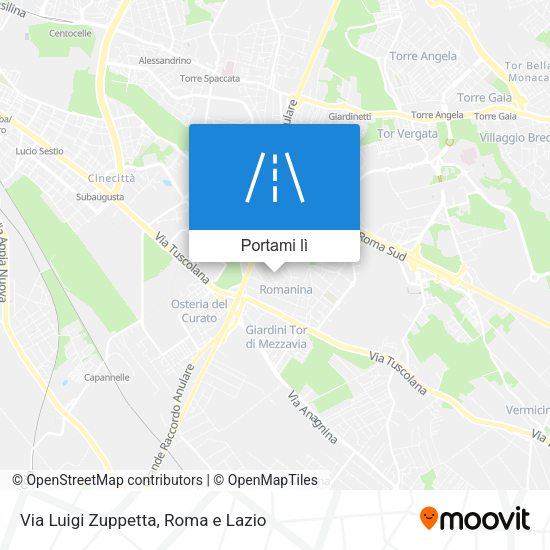 Mappa Via Luigi Zuppetta