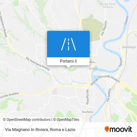 Mappa Via Magnano In Riviera