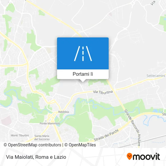 Mappa Via Maiolati