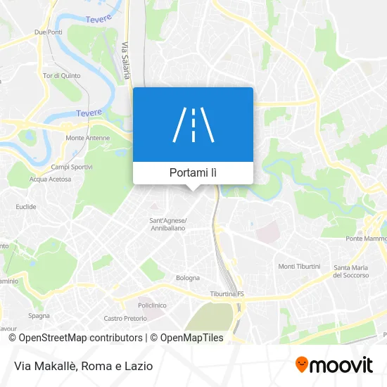 Mappa Via Makallè