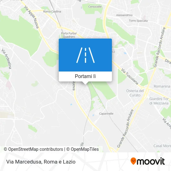 Mappa Via Marcedusa