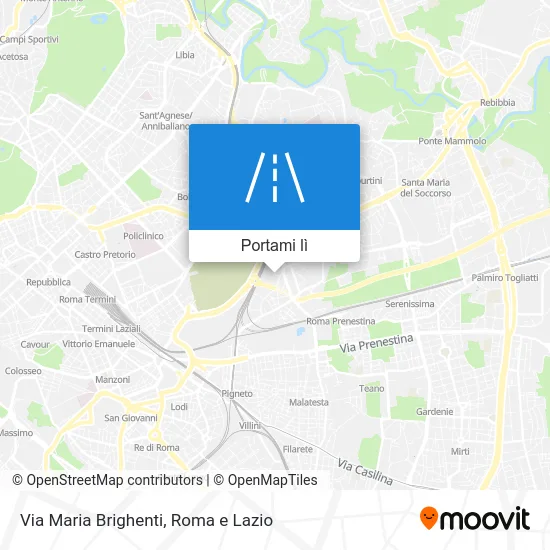 Mappa Via Maria Brighenti