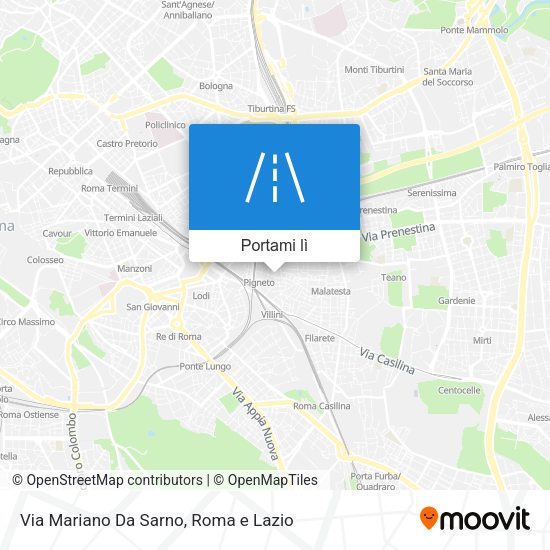 Mappa Via Mariano Da Sarno