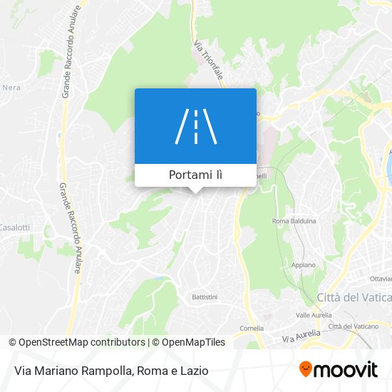 Mappa Via Mariano Rampolla