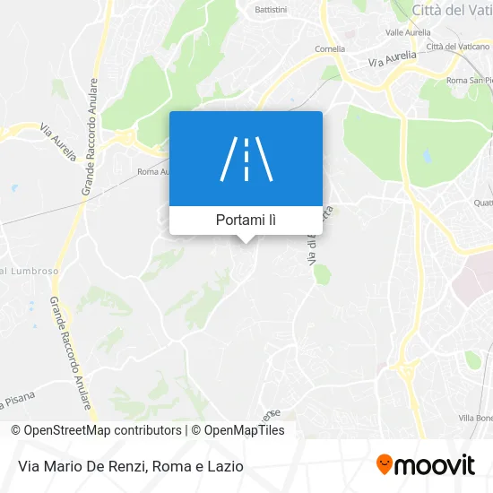 Mappa Via Mario De Renzi