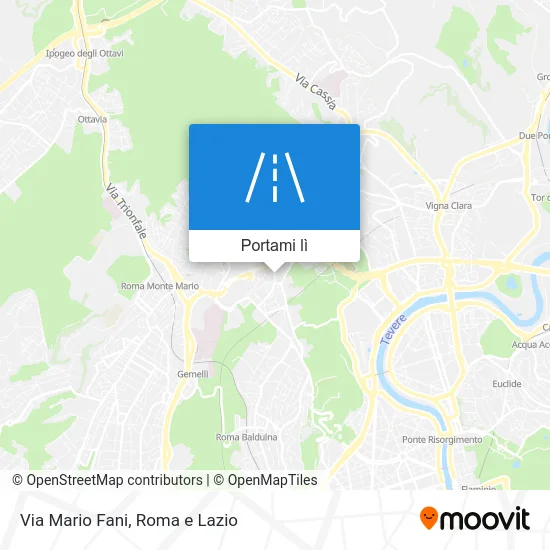 Mappa Via Mario Fani