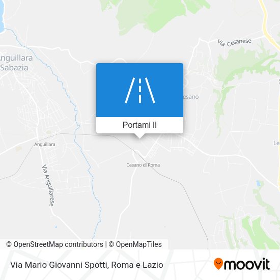 Mappa Via Mario Giovanni Spotti