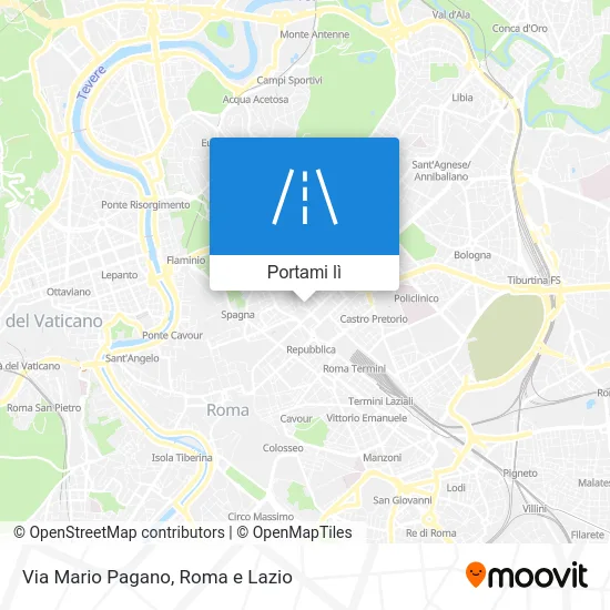 Mappa Via Mario Pagano