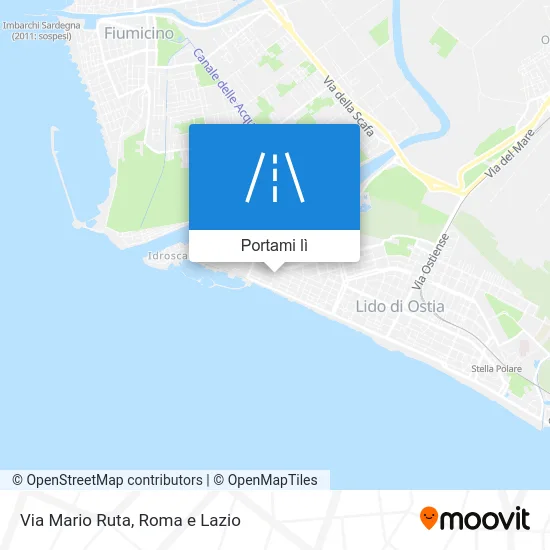Mappa Via Mario Ruta