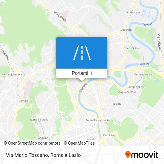 Mappa Via Mario Toscano