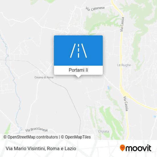 Mappa Via Mario Visintini