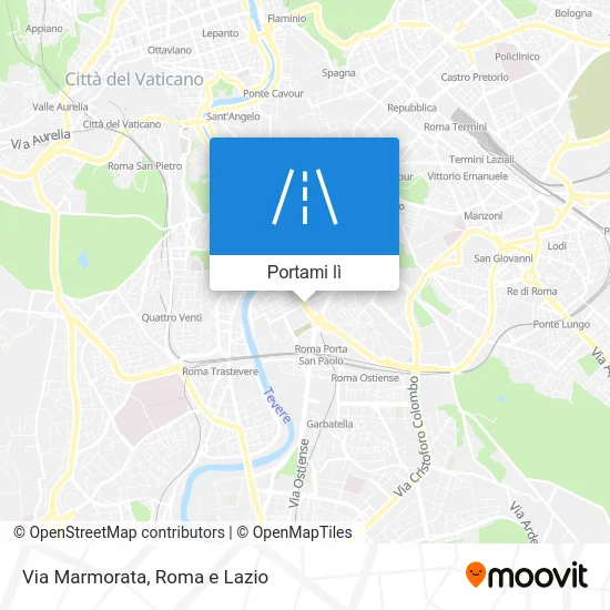Mappa Via Marmorata