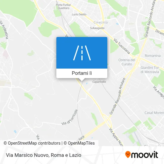 Mappa Via Marsico Nuovo