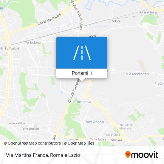 Mappa Via Martina Franca