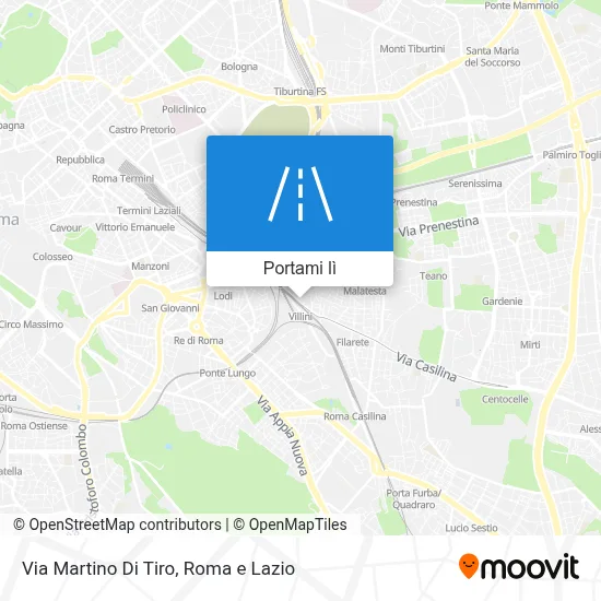 Mappa Via Martino Di Tiro
