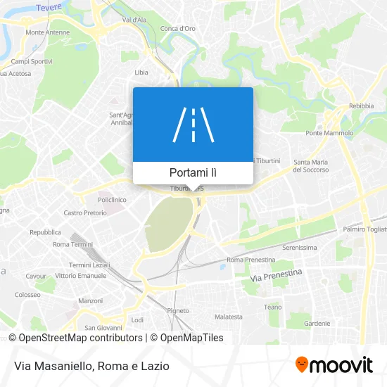 Mappa Via Masaniello